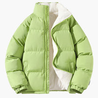 Fabian | Wattierte Pufferjacke – Grün