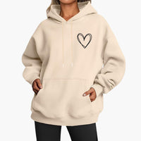 Selina | Lässiger Hoodie – Khaki