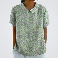 Lina™ | Bluse mit Blumenmuster – Grün mit Blumendruck