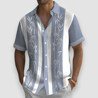 Bambo | Printed Shirt – Blau