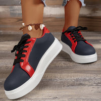 RetroFlex™ – Damen Sneakers mit Retro Flair für Alltag und Sport – Marine