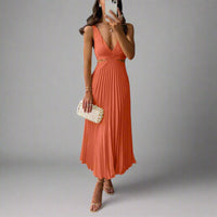 Zanna | Elegante Wickelrobe für den Sommer – Orange