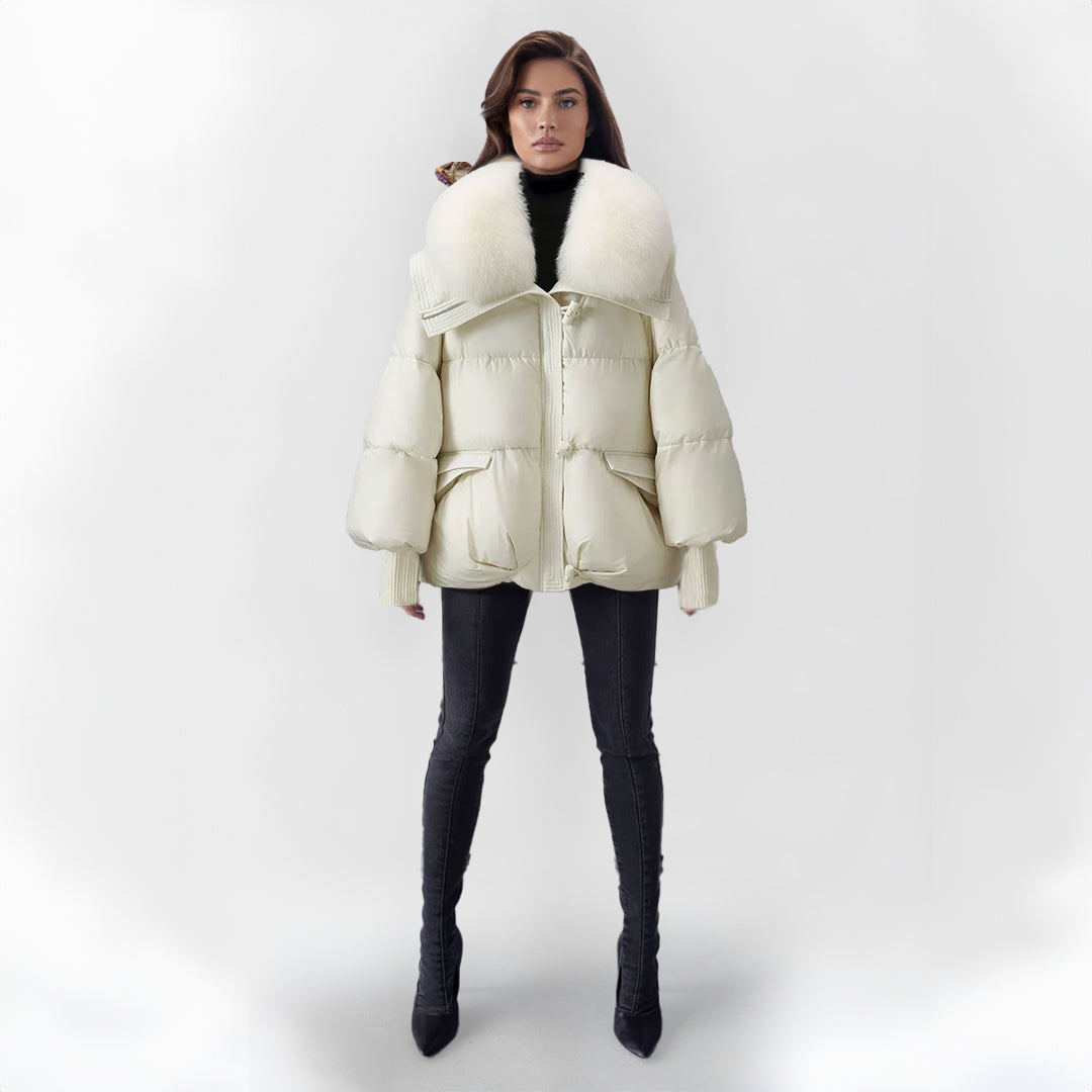 Enrica - Stylische Kunstpelzjacke