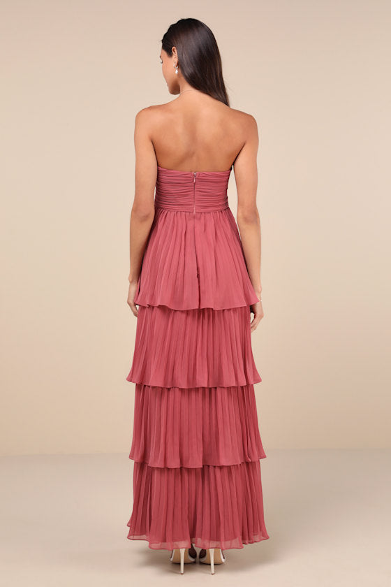 Yana - Elegantes Stufen-Maxi-Kleid