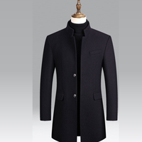 Eleganter Mantel für Herren - Banjo – Marine