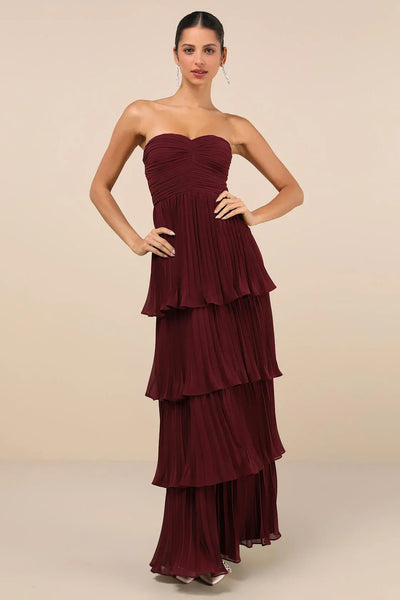 Yana - Elegantes Stufen-Maxi-Kleid