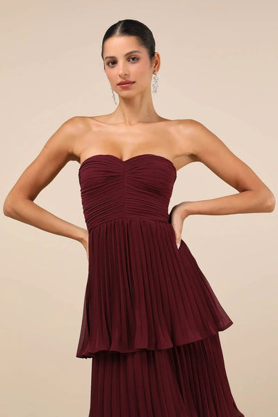 Yana - Elegantes Stufen-Maxi-Kleid