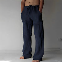 Martin - Komfortable Hose mit Zugband – Marine