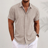 Herren Klassisches Button-up Hemd | Sommerlich Elegant – Khaki