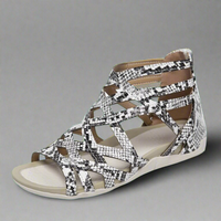Seraphina | Elegante Sandalen mit Komforteffekt – Schlangenhautmuster
