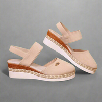 Gitta | Keilsandalen in Übergröße – bequem und vielseitig – Weiß