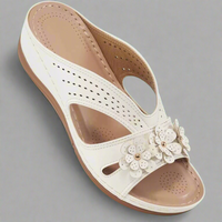 Sibindra | Orthopädische Sandalen für empfindliche Füße – Weiß