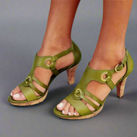 Nymara | Elegante Sandalen mit Komfort – Grün