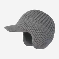 Bhem™ | Unisex-Wintermütze mit Ohrenklappen – Grau