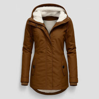 Claudia™ | Stilvolle wasserdichte Jacke – Braun