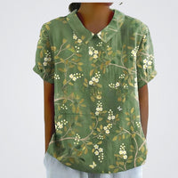 Lina™ | Bluse mit Blumenmuster – Grün 2