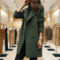 Mila | Ikonischer Trenchcoat – Legergroen