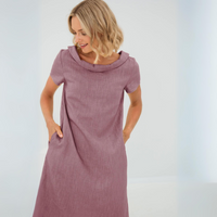 Lara - Stilvolles und elegantes Minikleid – Lila
