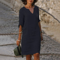 Abagail | Damen Modisches Kleid | Sommer – Schwarz