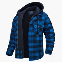 Samuel | Flanelljacke für Herren – Helles Blau