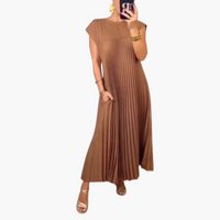 Marlene | Zeitloses und komfortables Kleid – Braun
