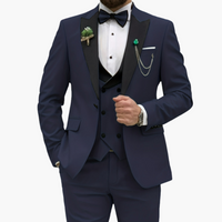 Stylisher Slim Fit Anzug - moderner Look für Herren zur Hochzeit – Lila
