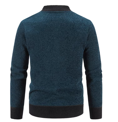 Lasenna | Stilvolle Herrenstrickjacke mit Reißverschluss