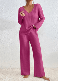 CLARA - RELAXEDES RIPPENSTRICK-SET – Rosa