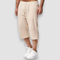 Milo | Cropped Shorts – Beige