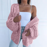 DICKES MOHAIR CARDIGAN | WEICH, WARM, STILVOLL – Rosa
