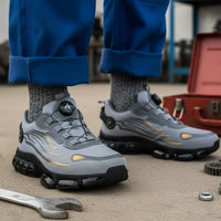 Leichte sportliche Sicherheitsschuhe im Sneaker-Stil – Grau