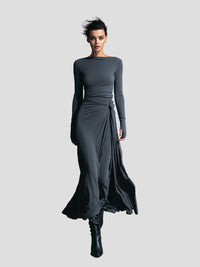 Merla™ - Elegantes Kleid mit Formender Wirkung – Grau