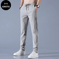 Schnelltrocknende Herren Stretchhose | 1+1 GRATIS – Grau