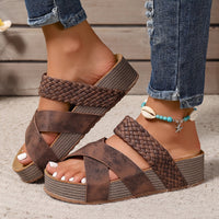 Yara | Orthopädische Ledersandalen – Braun