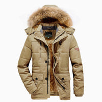 Nicolas | Winter Herrenjacke – Khaki