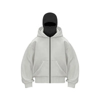 Ninja™ | Einzigartiger Unisex-Hoodie für Alle – Hellgrau