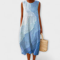 Sandera – Kleid für zeitlose Eleganz – Blau 1