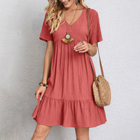 Rivelia - luftiges Sommerkleid – Rot