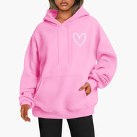 Selina | Lässiger Hoodie – Rosa