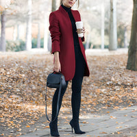 Jazmin - Bequemer Blazer – Rot