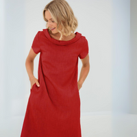 Lara - Stilvolles und elegantes Minikleid – Rot