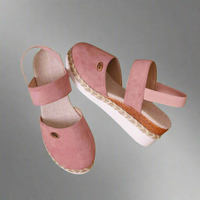 Gitta | Keilsandalen in Übergröße – bequem und vielseitig – Rose