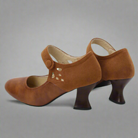 Philomara | Niedliche Pumps aus veganem Material – Braun