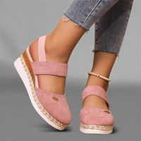 Gerneliese | Elegante Orthopädische Plateau-Sandalen – Rosa