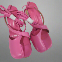 Zunilda | Elegante Tabi-Sandalen mit Hohem Absatz – Magenta