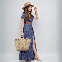 Luz | Elegantes und Stilvolles Boho-Kleid für jeden Anlass – Blau