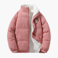 Nikolas | Wende-Steppmantel – Rosa