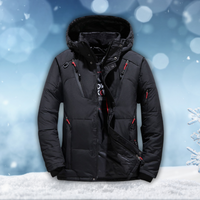 Herren Winterjacke | Funktionaler Schnitt für kalte Tage – Schwarz