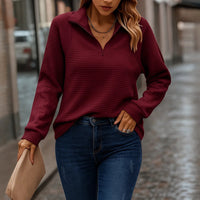 Elisa™ | Eleganter Pullover mit V-Ausschnitt für Damen – Rot