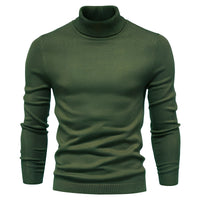 Carson - Stilvoller Rollkragenpullover – Grün